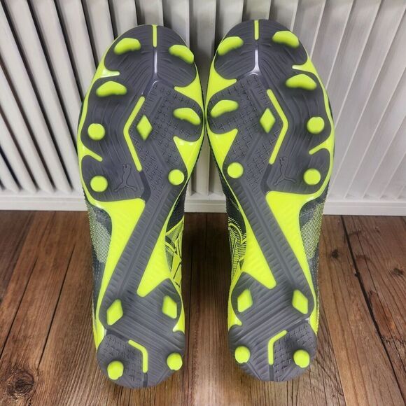 PUMA Future 7 Match Rush FG/AG Mens Size 12 Gray Green Soccer Cleats 107842-01 - Picture 8 of 11